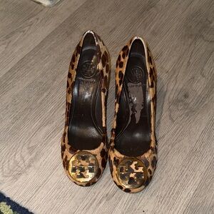 Tory Burch Leopard Print Heels